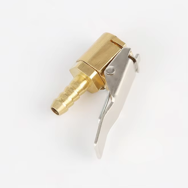 Quick air pump Clip nozzle Metal hose adapter American thread inflatable joint Car Truck Tyre Tire tire inflator valve connector