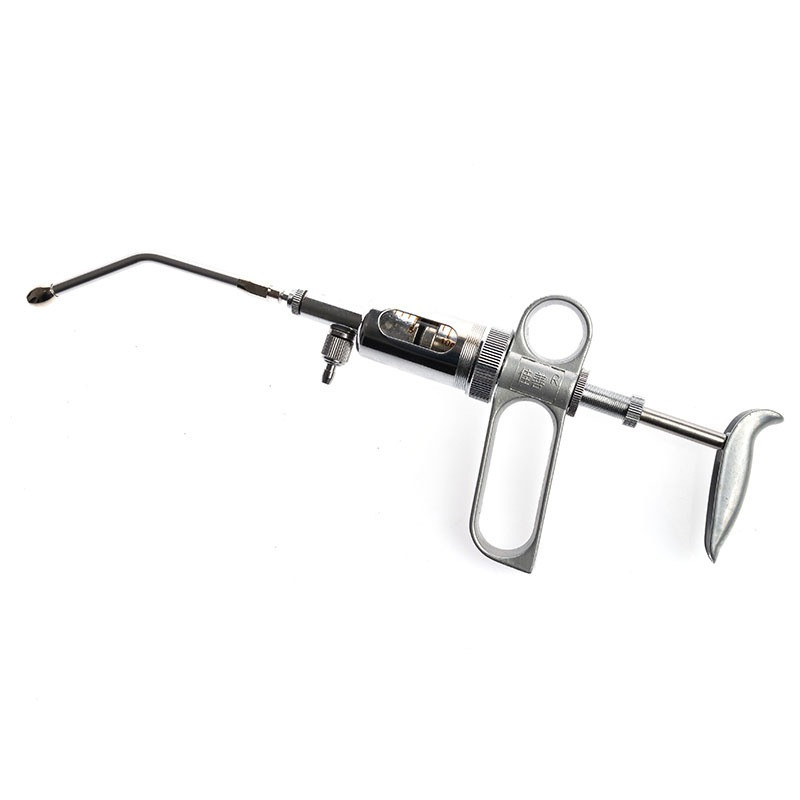 Pig Farm Tool Animal Adjustment Metal Injector Veterinary Automatic Continuous Syringe Chicken 10ml Poultry Vaccine Injection