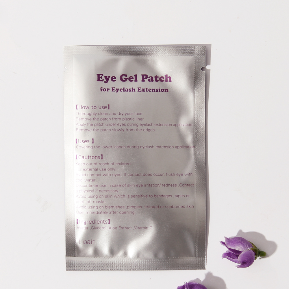 Quick delivery under eye gel pads for eyelash extension private label eye gel mask