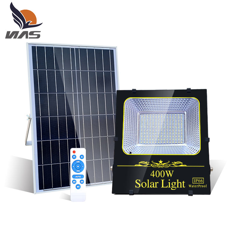Factory Sale LED high power Solar Flood Light 100W 200W 300W Solar Powered Aluminium IP66 Waterproof Outdoor Floodlight