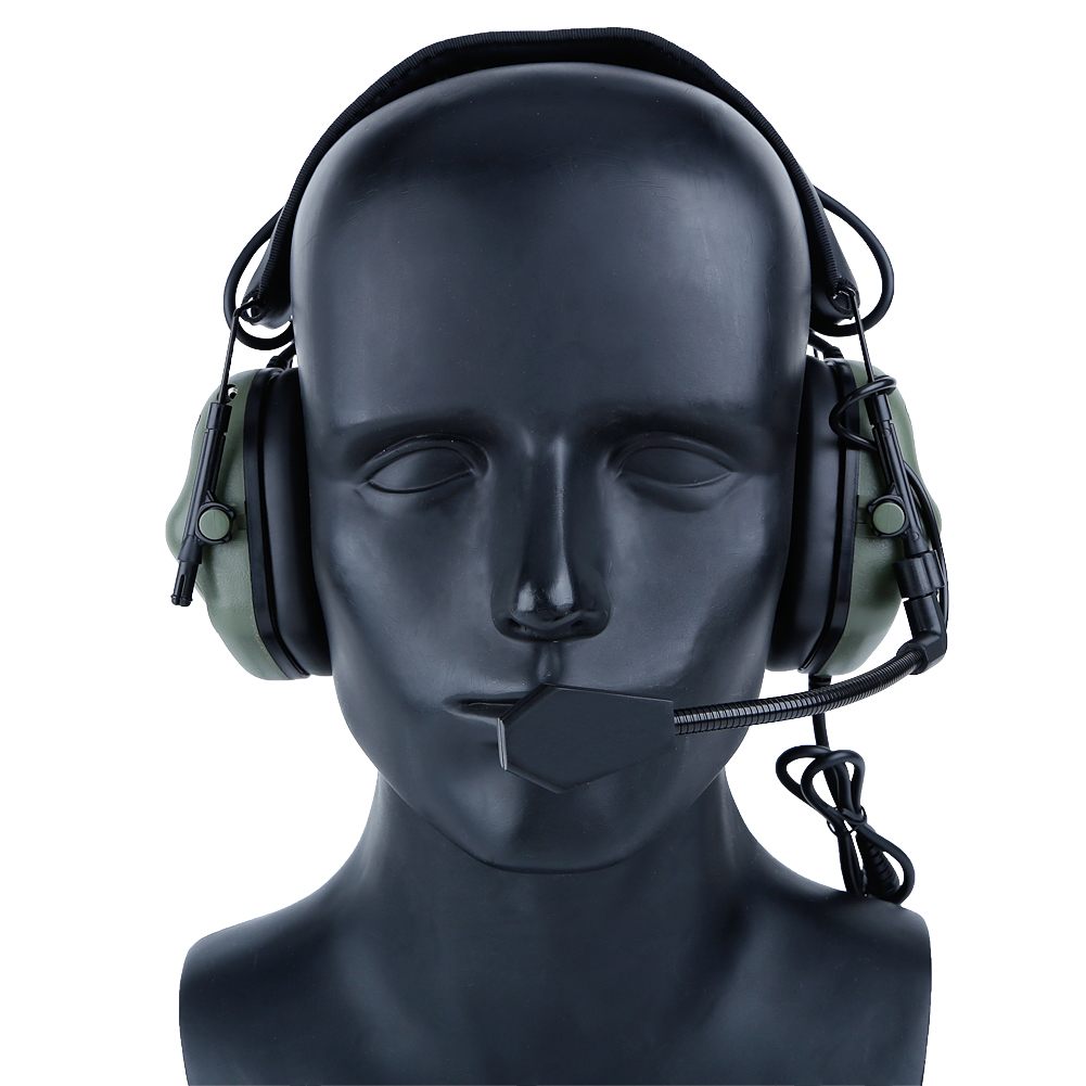 WOSPORT 5.0 Head Wear Headset Without Noise Cancelling Sound Pickup Shooting Headphone For Hunting Accessories