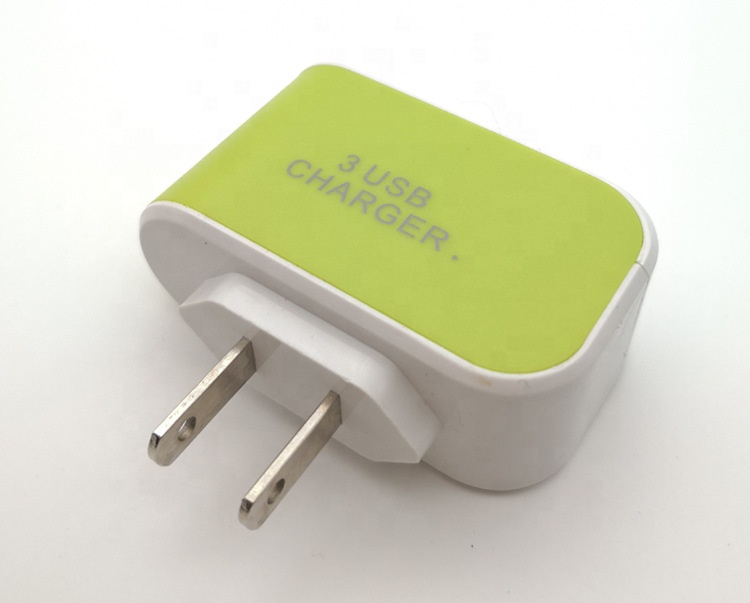 OEM мобильный телефон Универсальный США ЕС вилка 3 порта usb Автомобильное настенное зарядное устройство для iphone для samsung