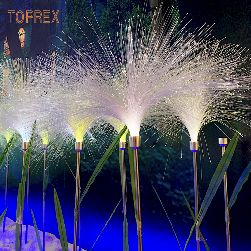 Topex Декор наружные украшения акриловые led цветок стенд гибкий волоконно-оптический бассейн источник света
