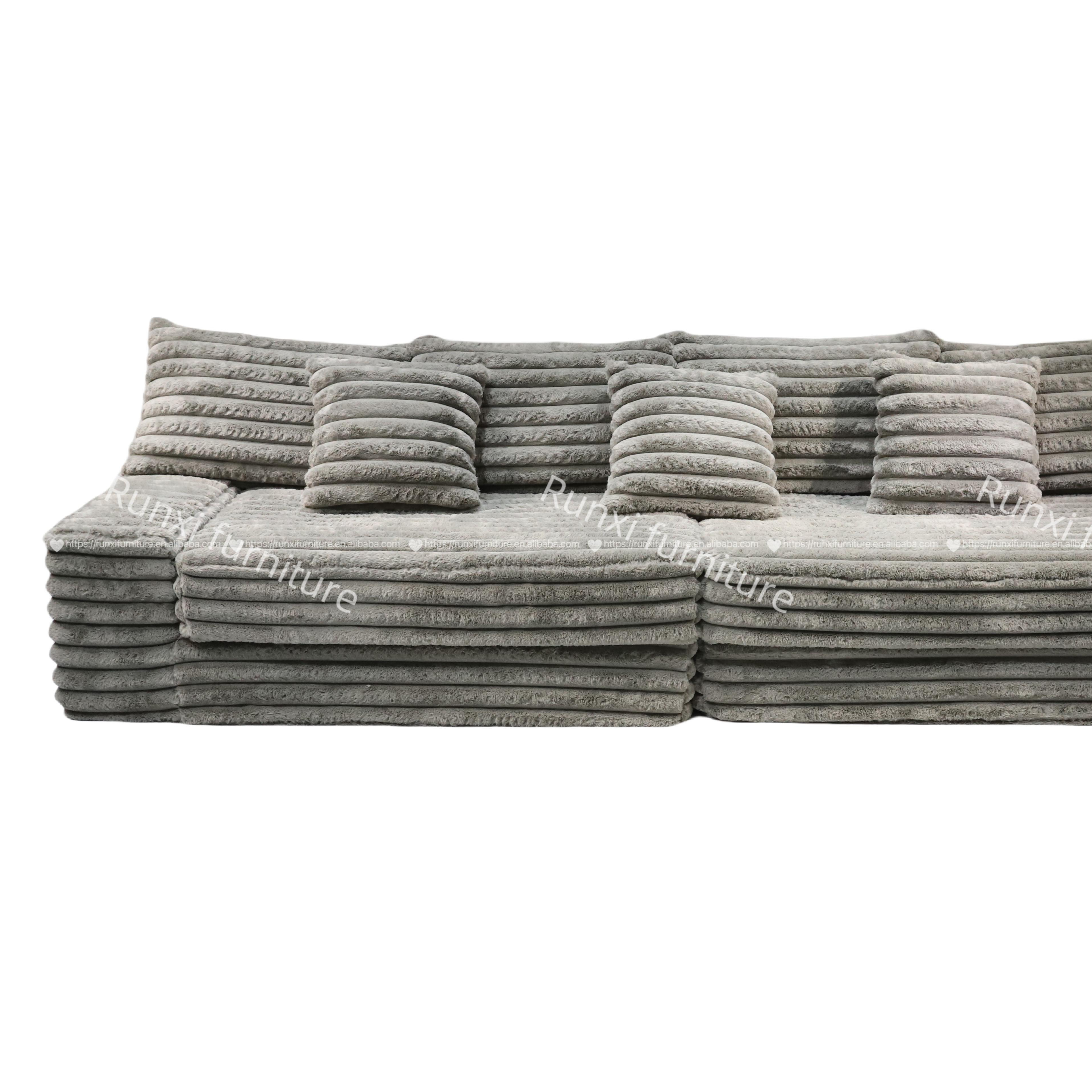 New Style High Quality Compress Sofa For Living Room Furniture Fabric Sofa Set
