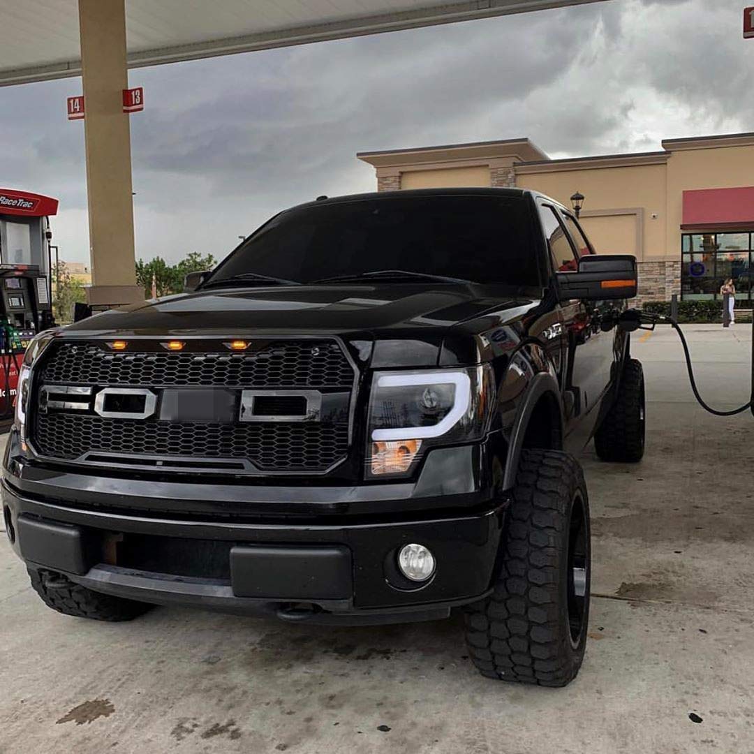 KINGCHER 4*4 автомобильные аксессуары подходят для 2009 2010 2011 2012 2013 2014 Ford F150 передняя решетка
