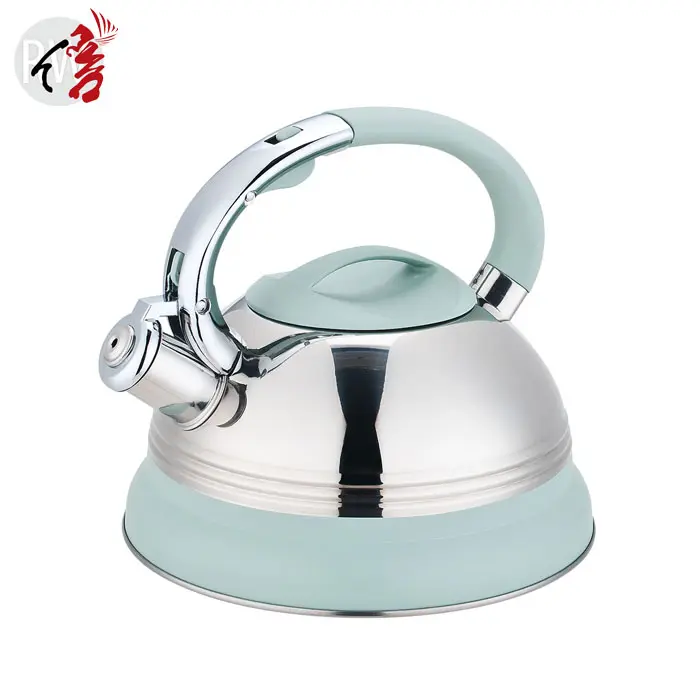 Realwin Hot Sale Color Painting Stainless Steel Whistling Tea Pot Whistle Kettle
