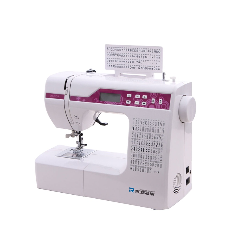 Компьютеризированная швейная машина ROSEW GC-2600 для домашней вышивки с одной иглой