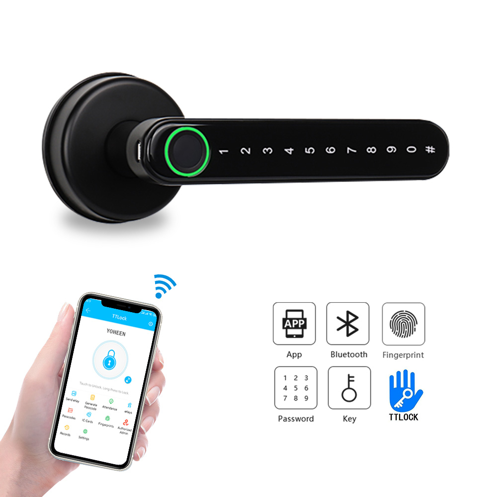 Bluetooth TTlock APP Wi-Fi дверной замок с электронным кодом
