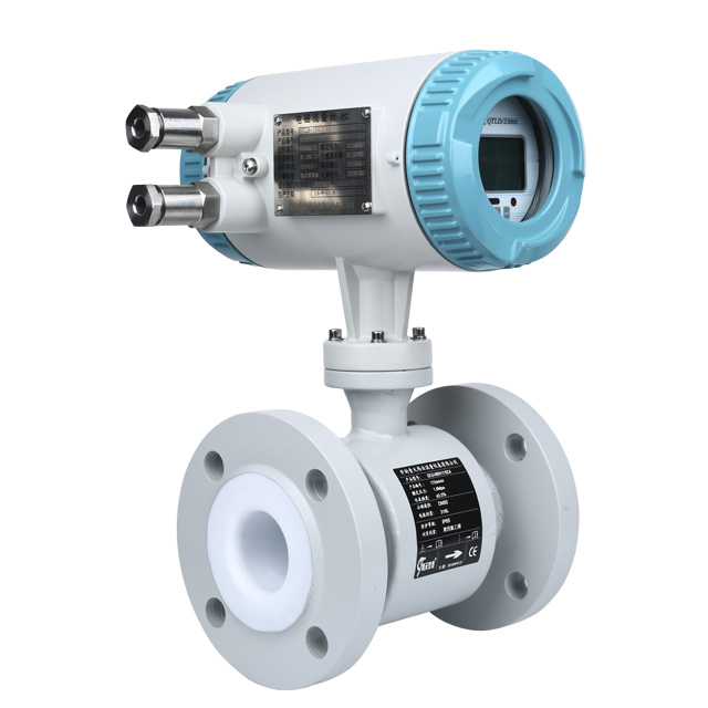 Hot water flowmeter electromagnetic digital GPRS magnetic flow meter