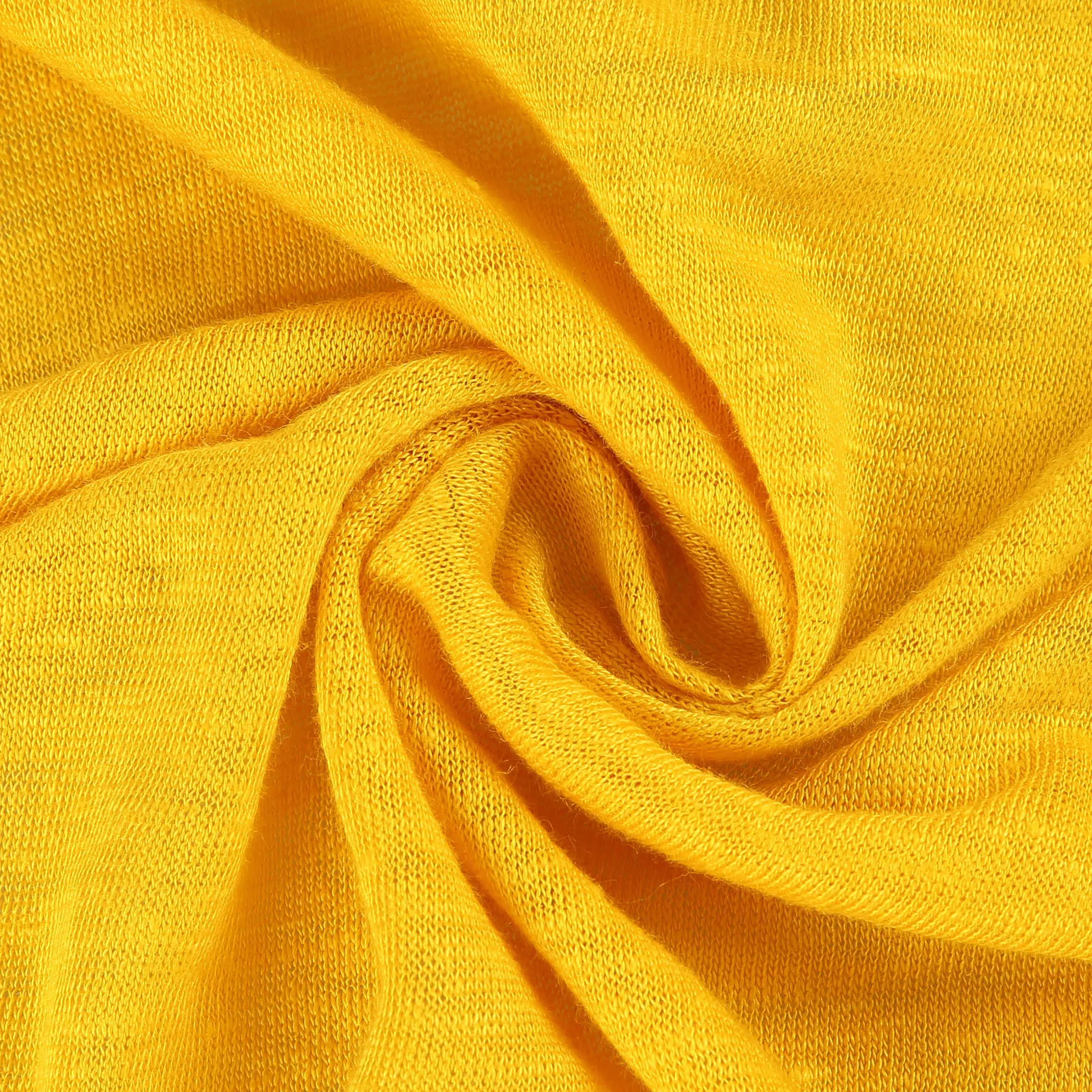 High quality 100%linen knitted fabric single jersey linen tencel