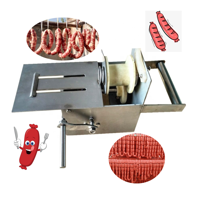 Mini Stainless Steel Sausage Sealing Manual Knotting Tying Binding Wire Machine of Sausage Clipping Clipper Linking Machine