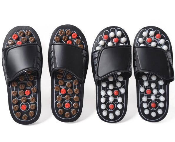Acupuncture Therapy Massager Shoes For Foot Acupoint Activating Reflexology Feet Care Foot Massage Slippers
