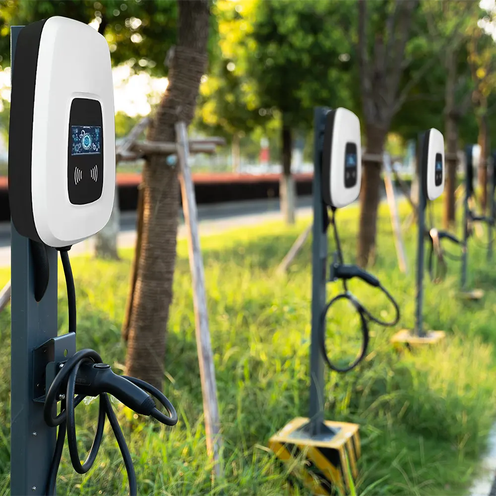 Manufacturer of smart wall-mounted charging stations for electric vehicles that have been certified with the TUV CE