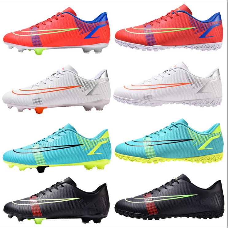 China wholesale Outdoor sports Low-top Breathable Football Soccer Shoes custom deign Turf training soccer shoes