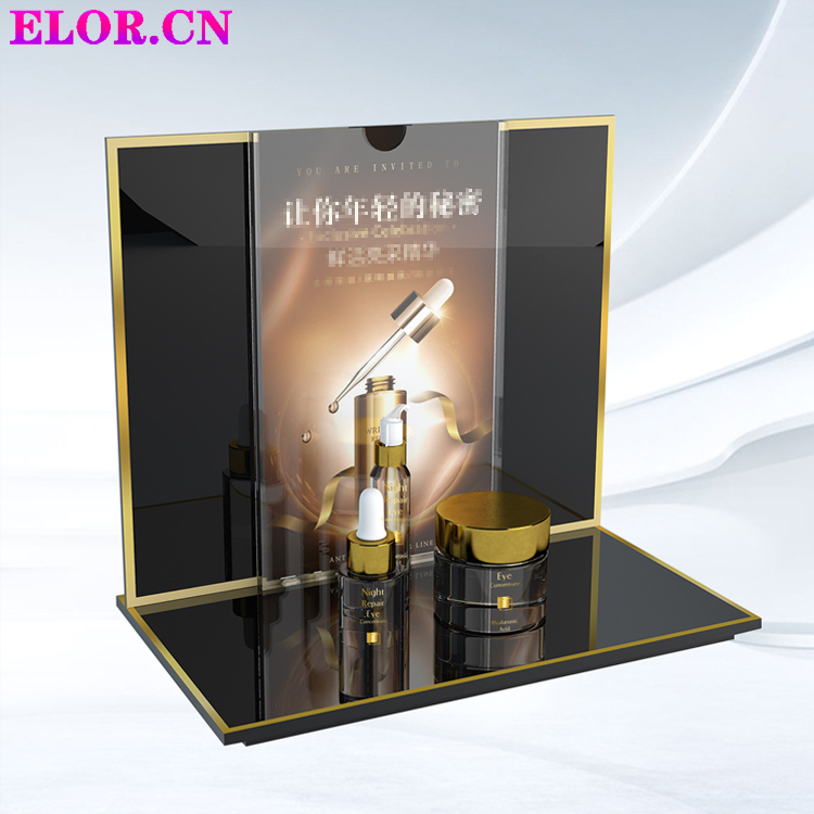 Высококачественная акриловая стойка Elor для косметики, парфюма, товары для ухода за кожей в торговых центрах, розничный магазин