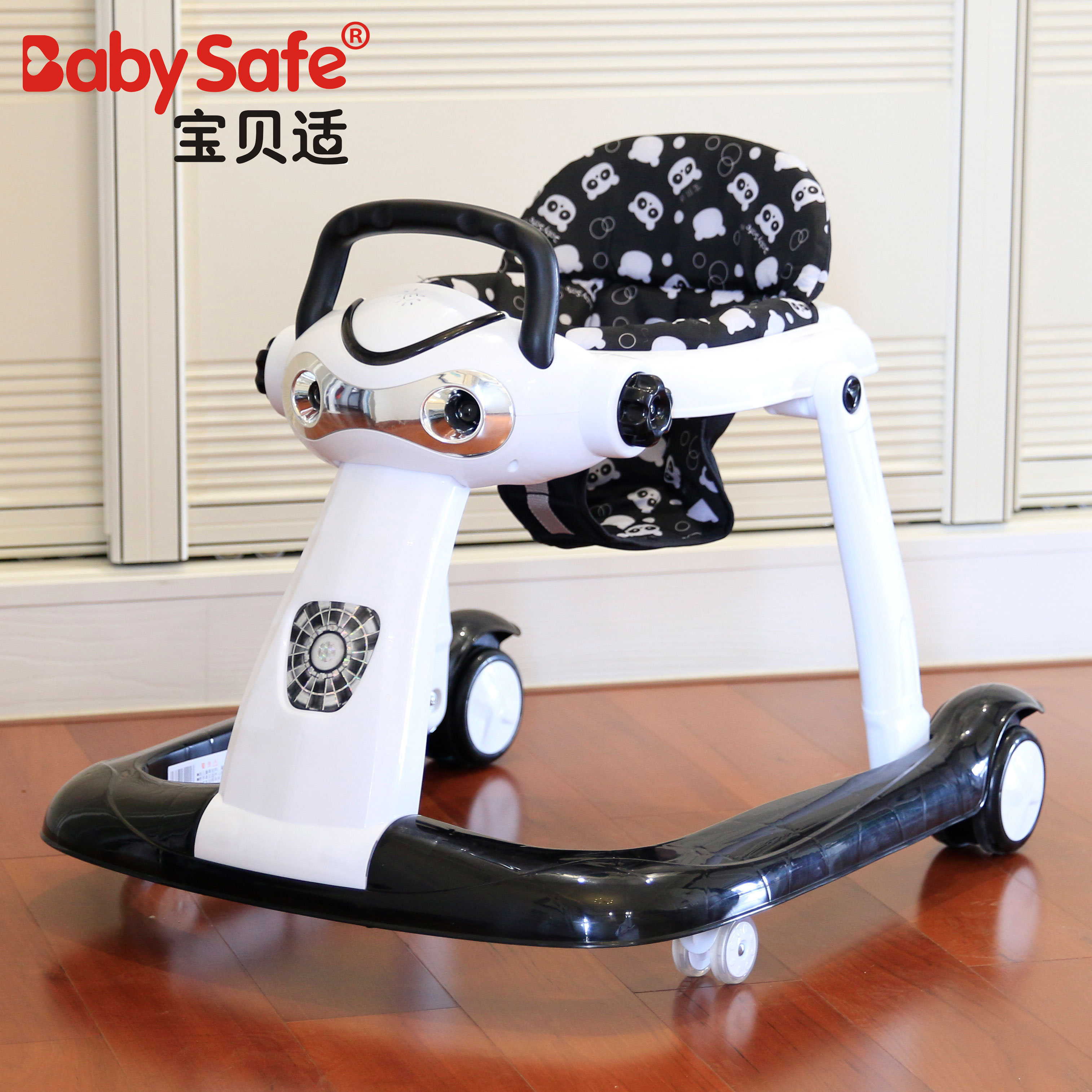 Babysafe складной контроль скорости обучающий простой детский ходунок с регулируемым сиденьем