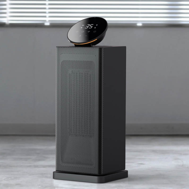 24H Timer LED Display Energy Saving Ceramic Room Space Heater Fan with Thermostat