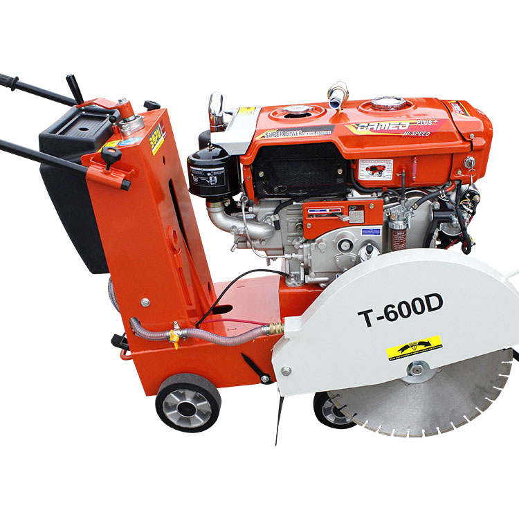 Бопу 600 мм 24inch22cm T-600D с дизельный двигатель с водяным охлаждением дизельный двигатель, бетоновая резочная бетонной пилой дорожно-автомат для резки