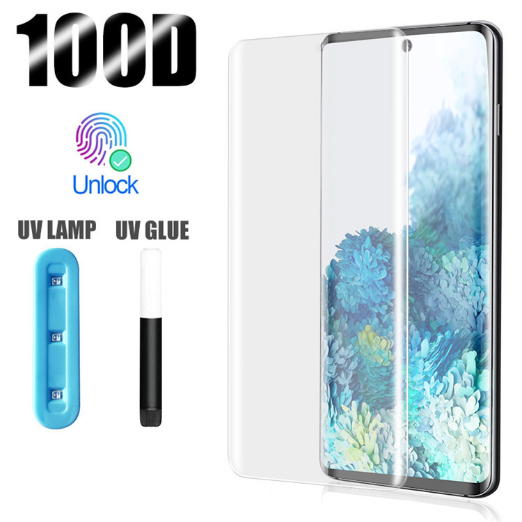 Горячая продажа УФ защитная пленка из закаленного стекла для Samsung Galaxy S10 S20 Plus Ultra полная защита для гидроциклонного экрана для Samsung Galaxy Note 10 протекторы