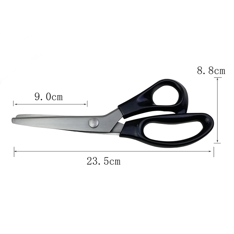 Stainless Steel Pinking Shears Handled Professional Crafts Dressmaking Zig Zag Cut Scissors Sewing Scissors Fabric