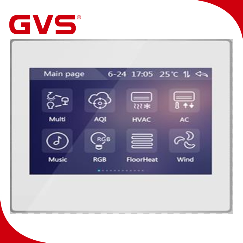 GVS KNX/умная сенсорная панель как для видеодомофона, так и для переключения KNX, регулировки яркости, управления занавесками.