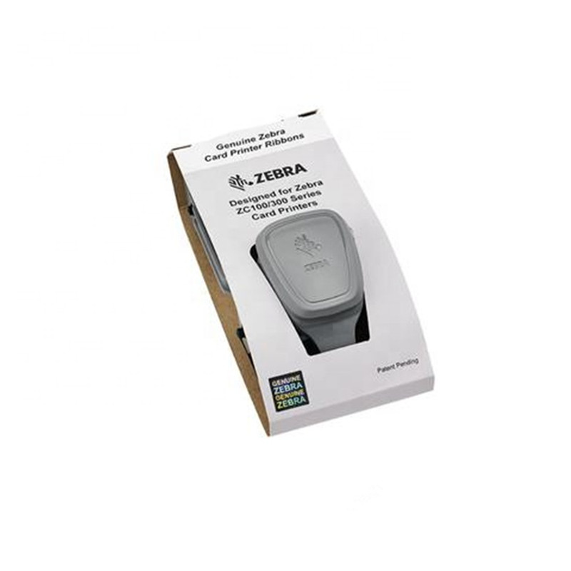 Оригинальная цветная лента Zebra 800350-350EM YMCKO 200 принтов для принтера карт ZC100 ZC350