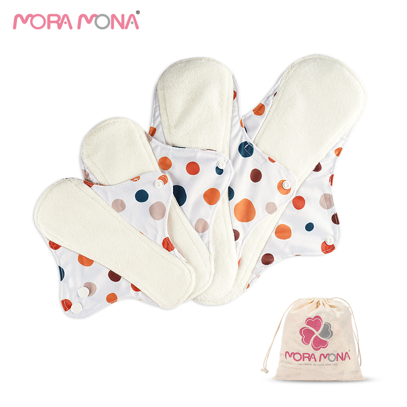 Мора Мона, многоразовый моющийся коврик для кормления, гигиеническое полотенце, гигиеническая прокладка, менструальная прокладка для девочек и женщин