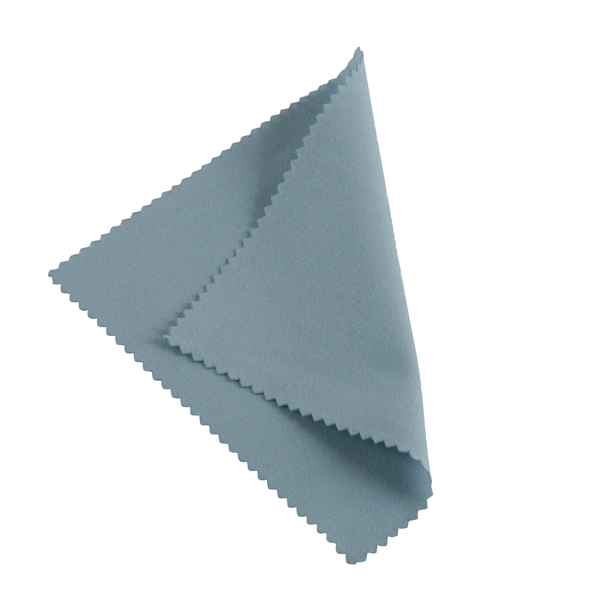 GemTrue Light Blue Diamond Gemstone Polishing Cloth Jewelry Cleaning Cloth 5" x 5"