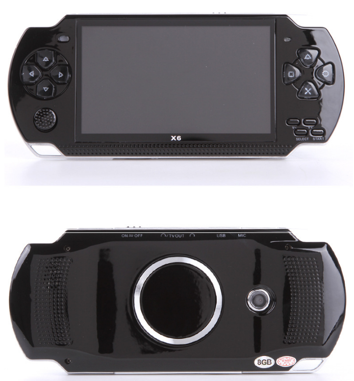 Высококачественная портативная игровая консоль X6 с 10000 PSP 4 Встроенные игры Многофункциональный портативный игровой плеер X6