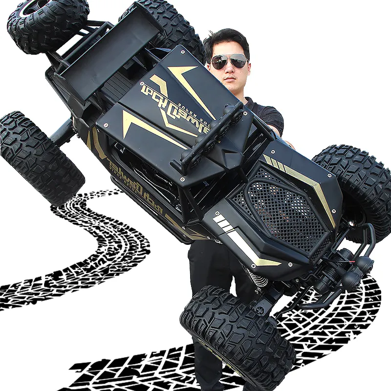 2.4G Factory Manufacture Electric Remote Control Car Toy 1:8 Big Rock Crawler Rc Car 4x4 High Speed Metal Truck For Children