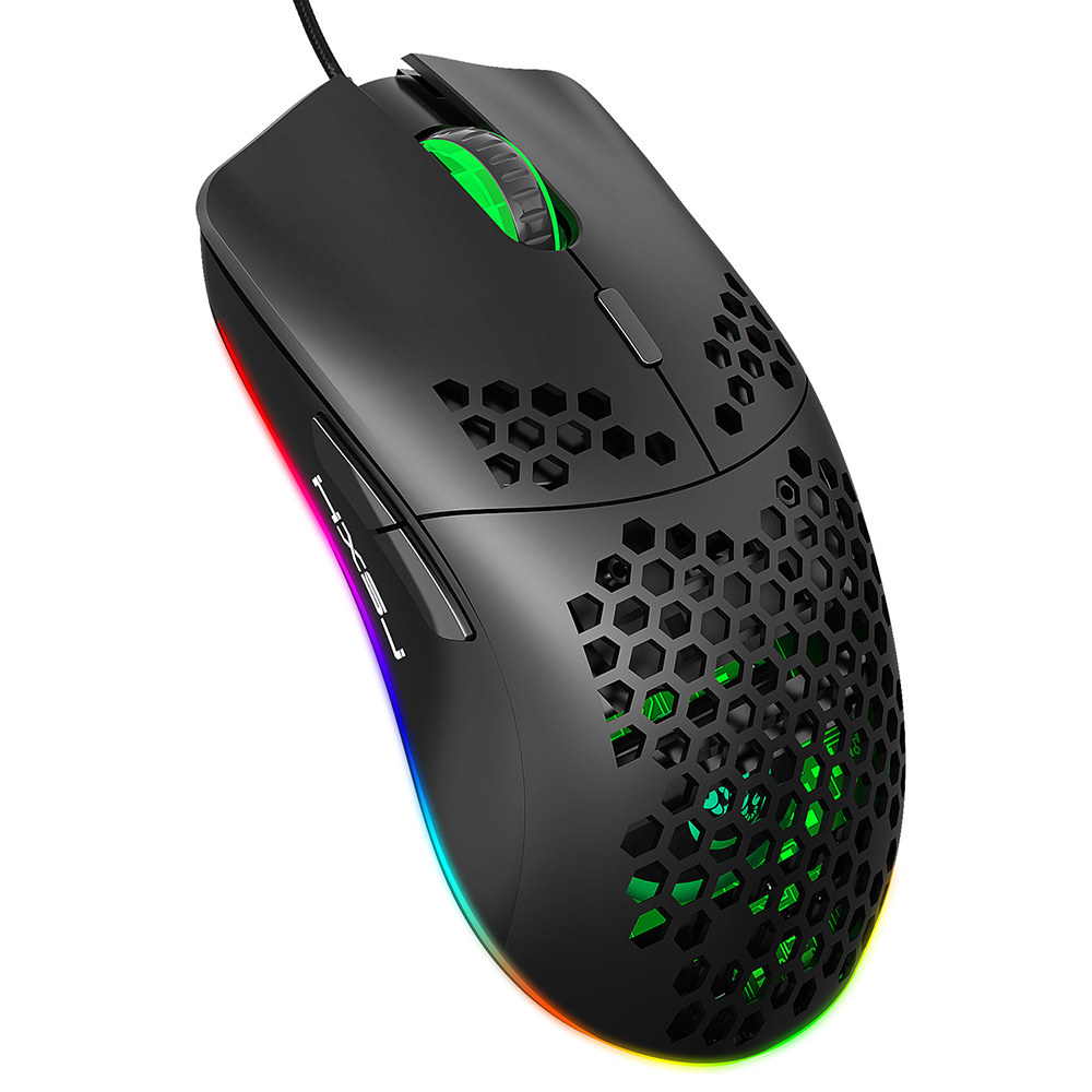 USB Проводная игровая мышь RGB игровой мышки с шестью Регулируемый DPI Эргономичный дизайн для настольного компьютера ноутбука