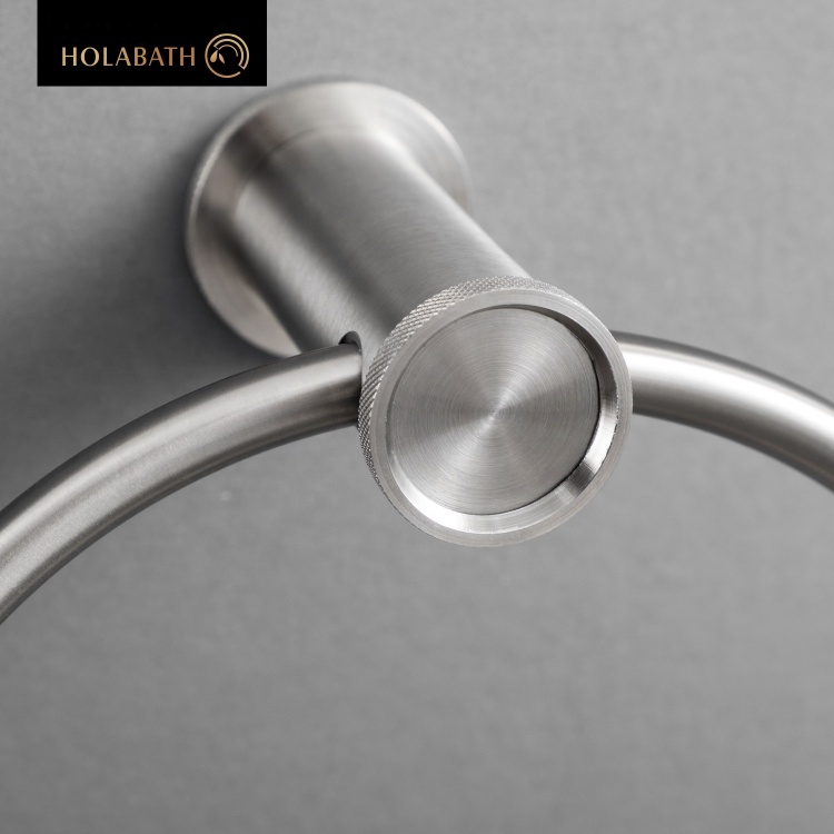 Hot Sale bathroom Storage 304 Stainless Steel Towel Shelf good Quality bathroom Towel Ring