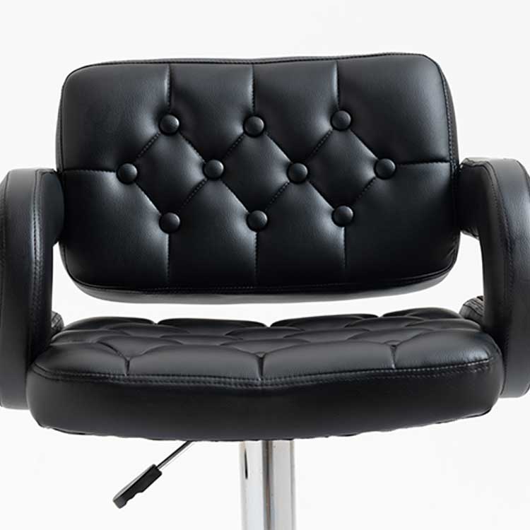 Factory Wholesale Nordic Restaurant Swivel Bar Chair With Arms Certified