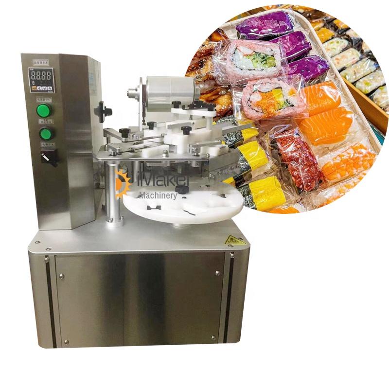 Automatic Sushi Roll Film Packing Machine Sushi Wrapping Machine