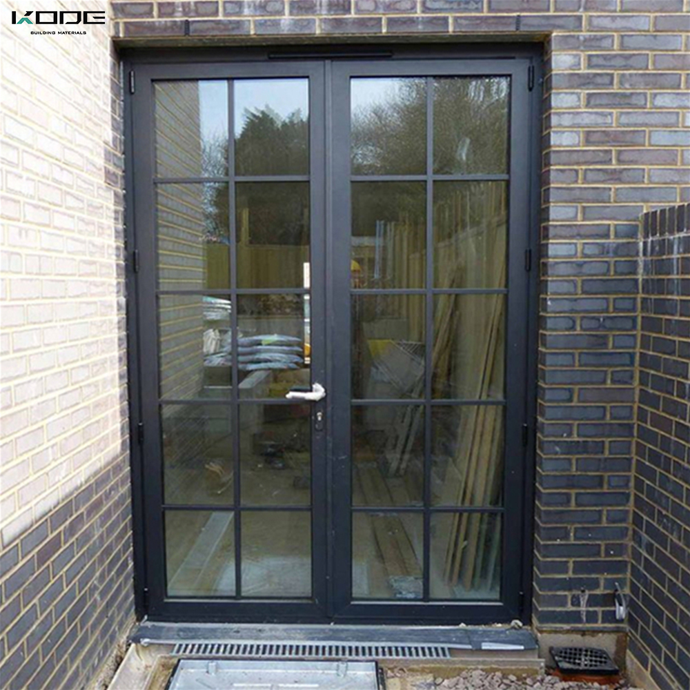 Cheap price almunium doors aluminum storefront residential alloy profil frame swing glass door