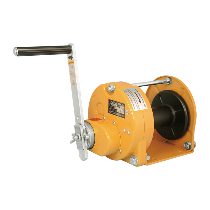 Japanese Safety Steel 360 Degree Rotating Strong Hand Mining Winch Hoist without rope
