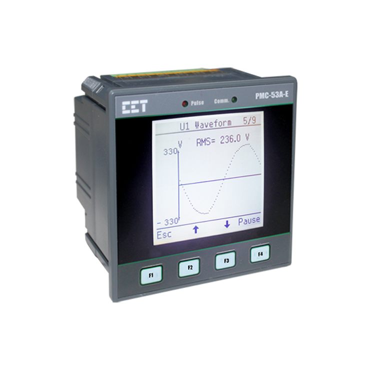 CET PMC-53A-E DIN96 3 фазы ЖК дисплей Встроенный веб-интерфейс по желанию сплит-Core КТ входов Ethernet многофункциональный прибор для измерения