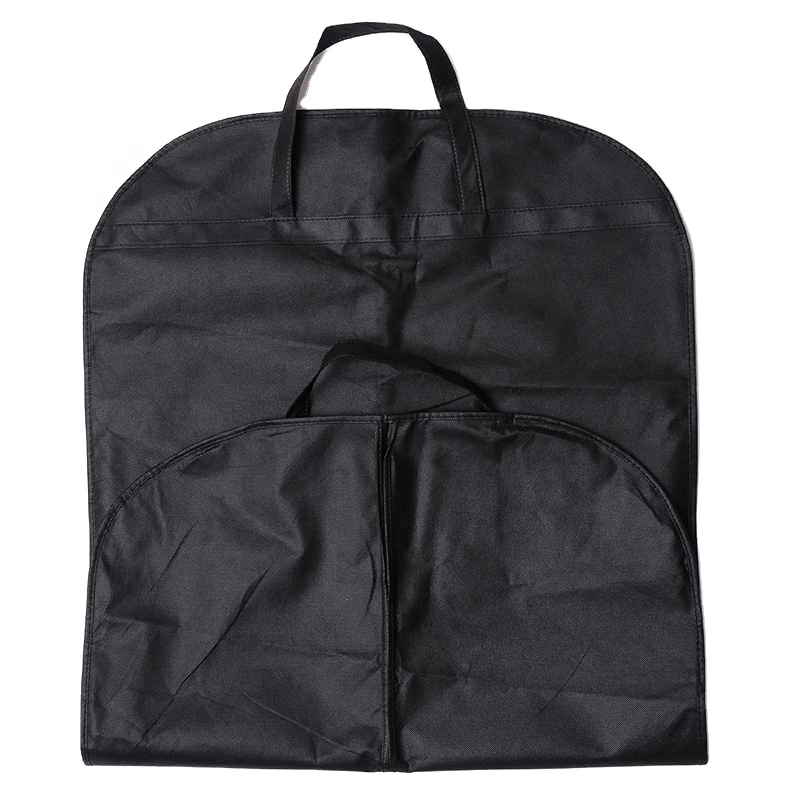 Black Suit Garment Bag Cover Non Woven Waterproof Fabrics Dress Storage Garment Bag Wedding Travel Clothes Dust Covers Pr