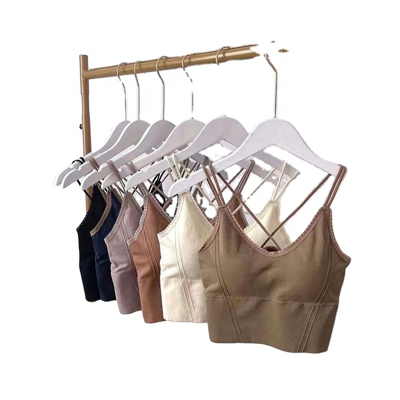 new model of the United States back to wear hollowed beauty back women bottom vest at home women seamless tube top