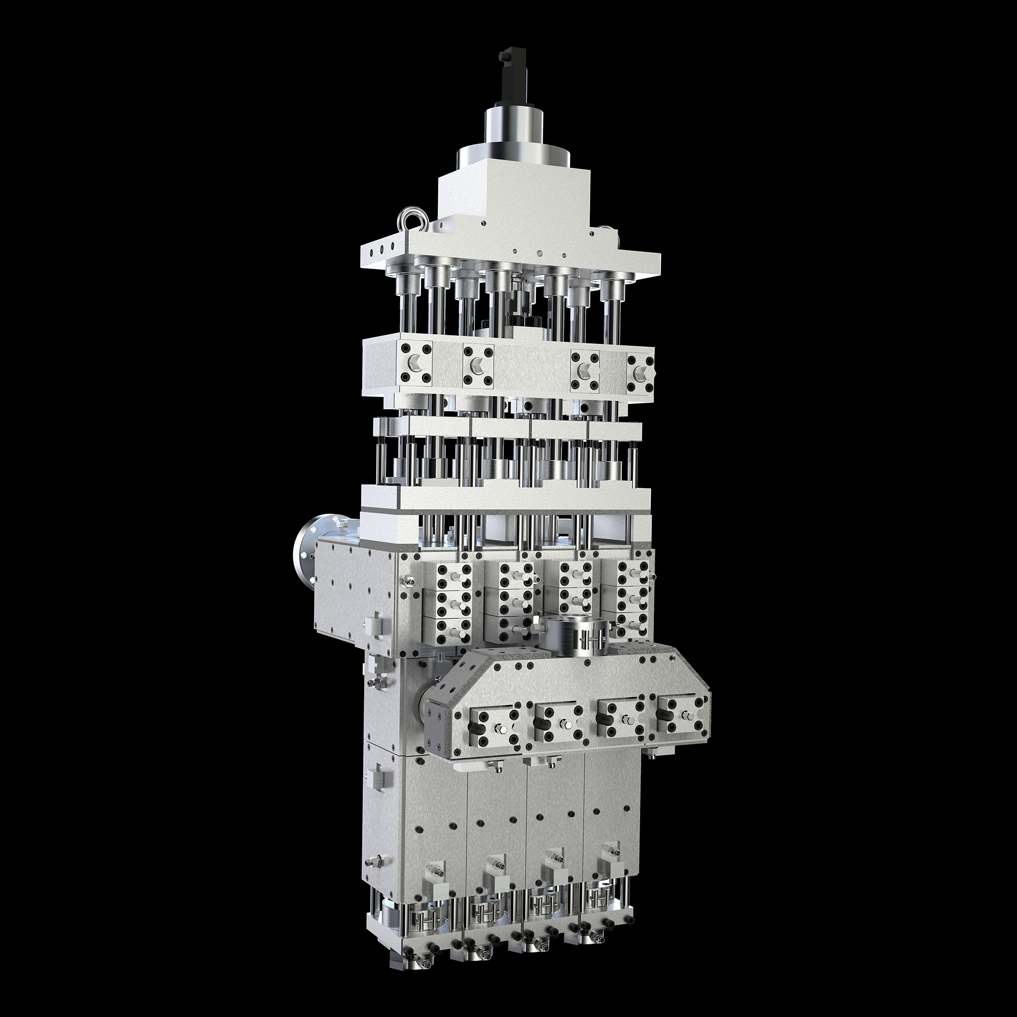 Germany 1l 4 layer four die head system for extrusion bottle blowing molding machine