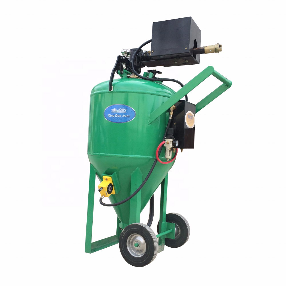 DB 800 DB 1500 offshore wet sandblasting machine dustless blaster tank