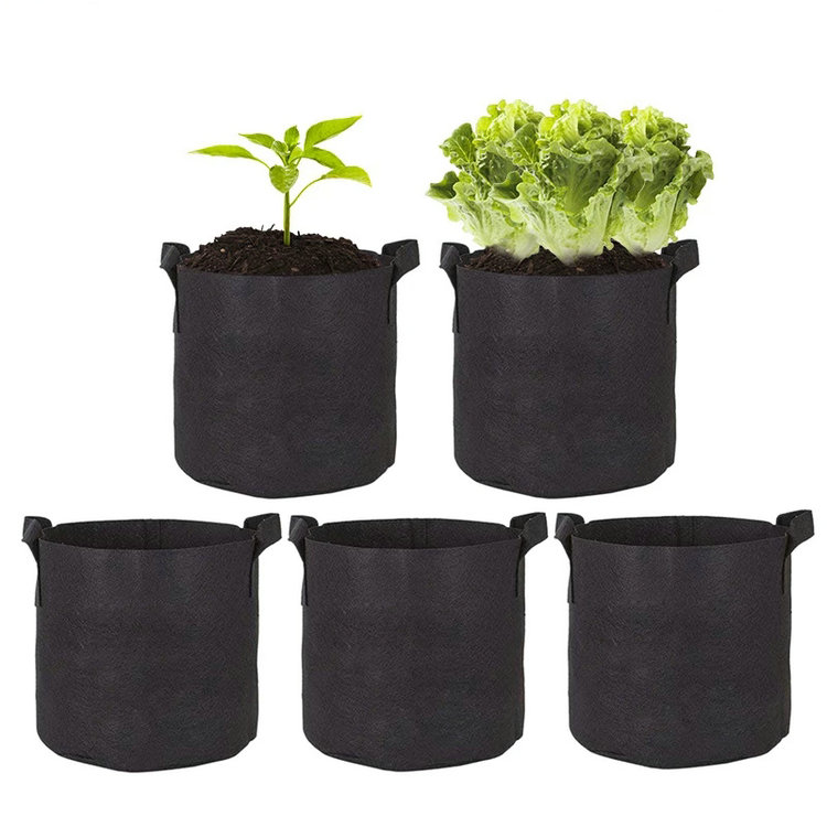 garden hanging fabric 3 5 7 10 15 30 50 100 200 gallon vegetable felt plant mushroom grow bags