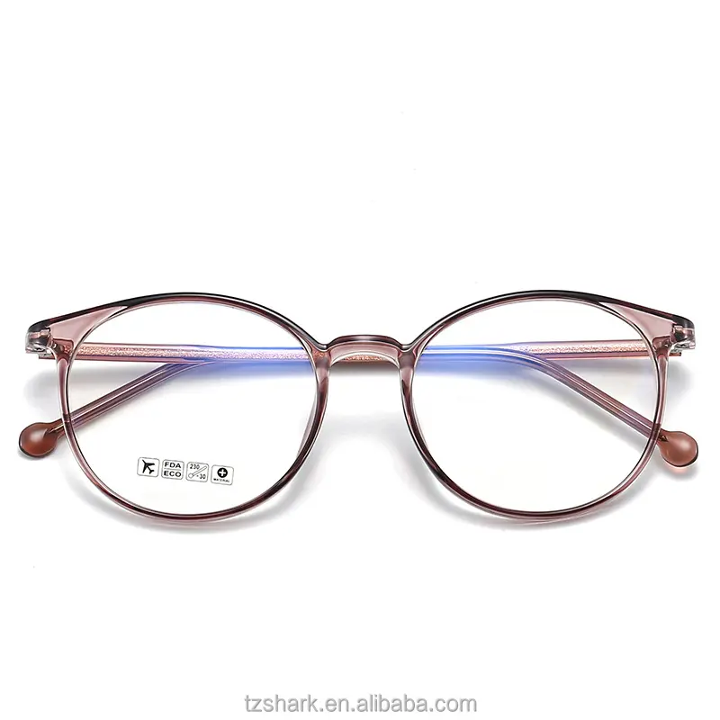 High Quality Ultra Light Tr90 Optical Frame Adults Anti Blue Light Blocker Glasses Vintage Spectacle Glasses Frame
