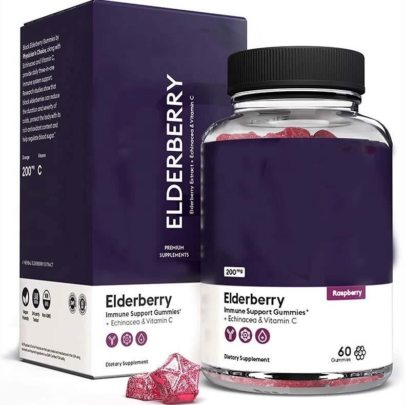 Amazon wholesale Price Improve Health Supplement Vitamin C Multivitamin Elderberry Gummies