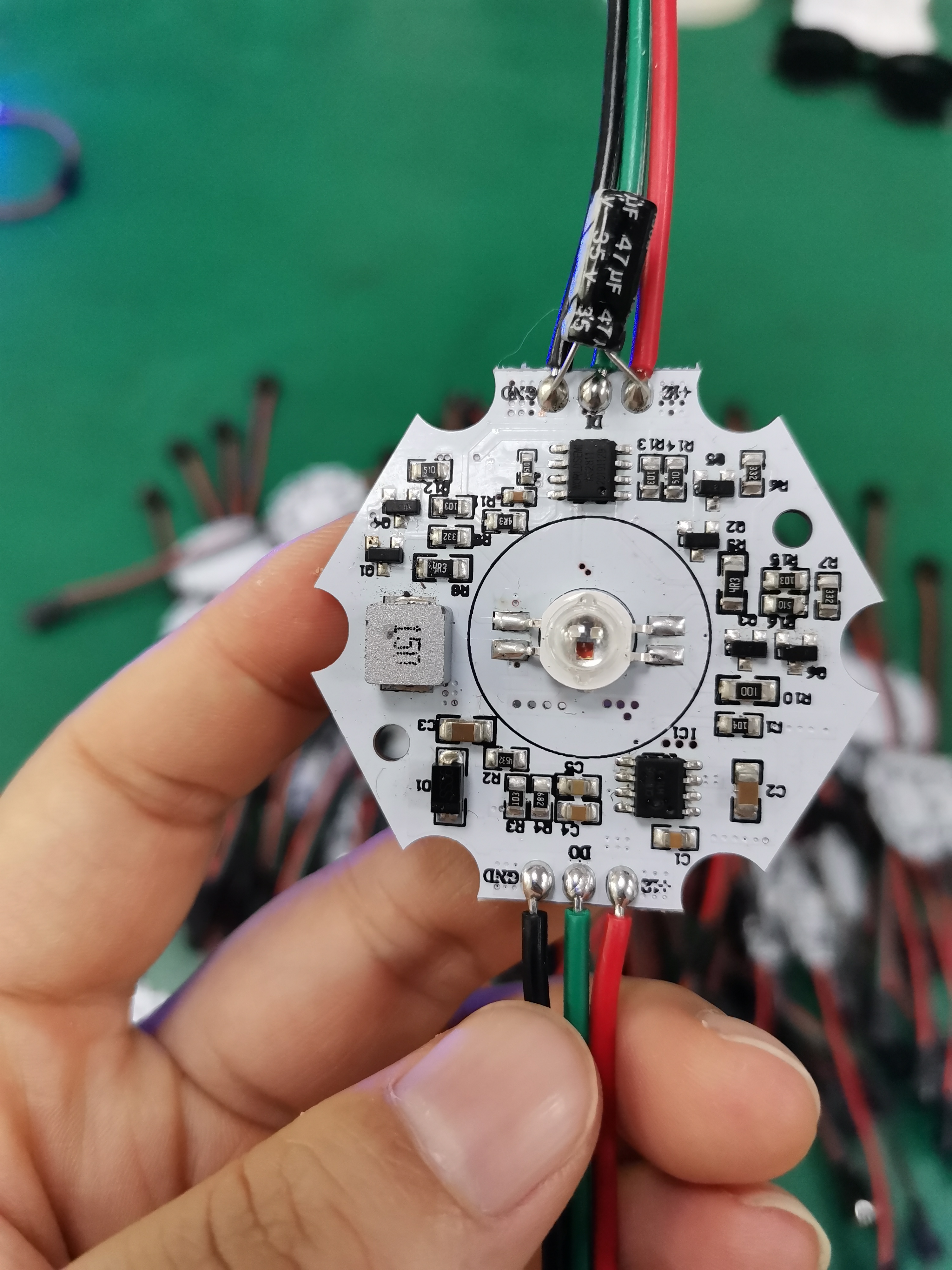 RGB WS2811 Светодиодный модуль высокой мощности 3 Вт/10 Вт/30 Вт, светодиодный пиксельный модуль источника света высокой мощности