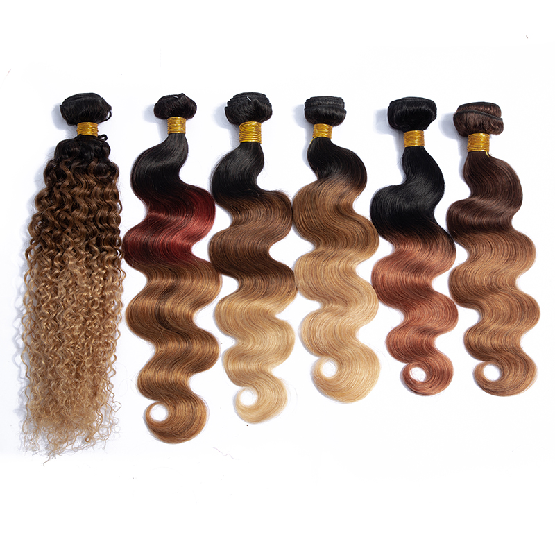 Человеческие волосы с выравненной кутикулой maxglam hair, производитель человеческих волос yolissa, богемные человеческие волосы, волнистые пучки бразильских волос с эффектом омбре
