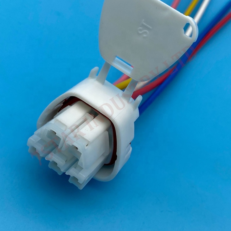 DJ7051B-2.2-21 5 штифта белый автомобильный масляный насос разъем жгута проводов с 15 см провода