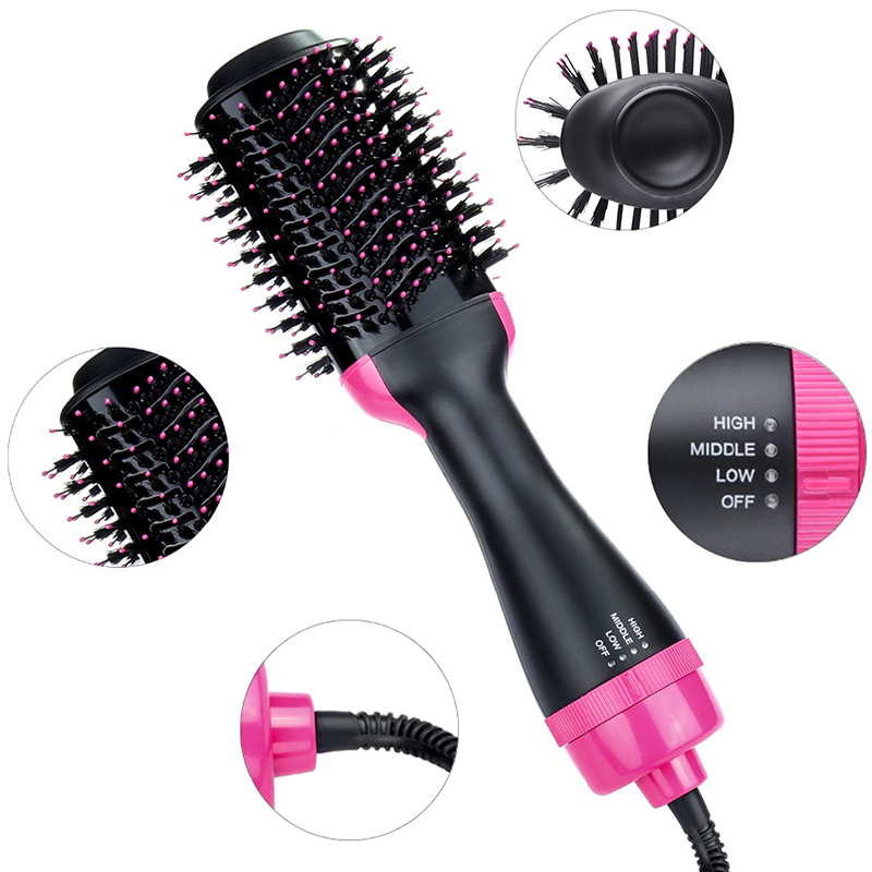 Профессиональный 3 в 1 фен и Volumizing кисточки наличии один шаг фен Styler Электрический горячий воздух кисточки