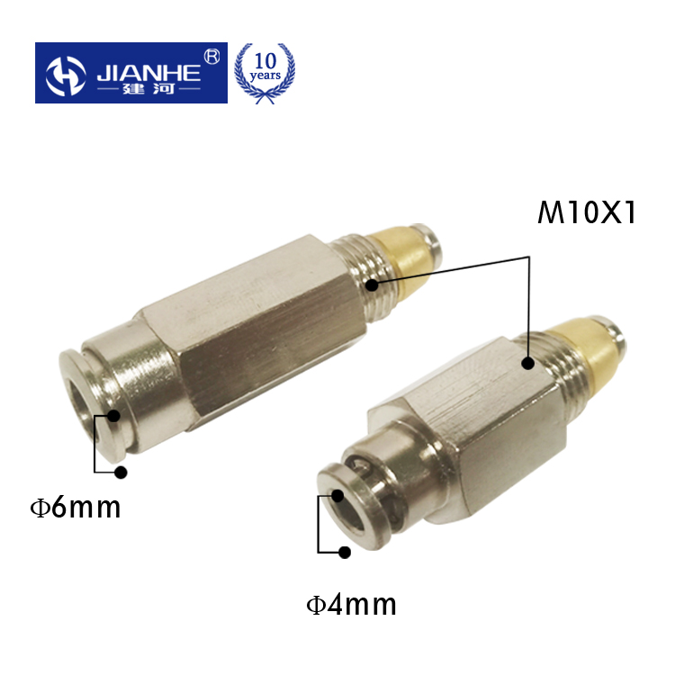 Good SalesDFD-60 Threaded Fittings check valve for 4 mm 6mm tube SSV and MVB Accessories For Centralized Lubrication System