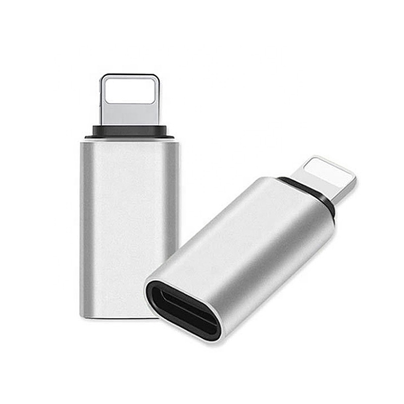 Переходник USB OTG с Type C на 8 Pin для IP 12 11 Pro Max X XS XR 8 7 Plus